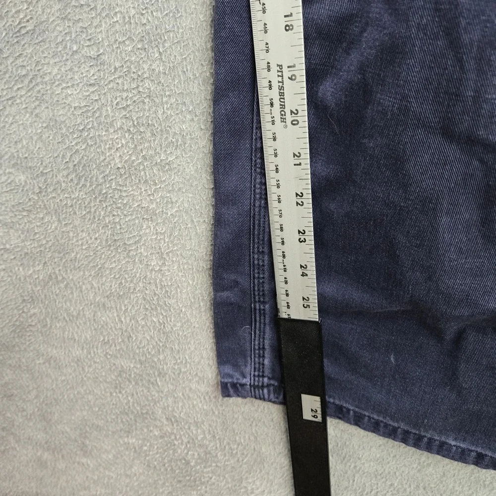Carhartt Men Pants 38X32 Blue Cotton Nylon Chino Twill FR Work Pants READ